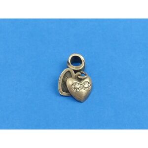 Sterling Silver 925 Infinity Heart Locket Charm I Love You For Eternity RL Italy